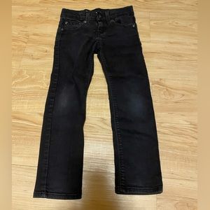 Denizen Levi's 216 Skinny Fit Black Jeans Girls 6 Regular